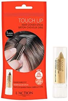 L'Action Paris LAction Paris Touch Up Hair Cover Stick Covers Grey Hair and Discoloured Roots Water Resistant LongLasting Formula for Natural Look Cleanse to Remove Light Brown 4g - Image 2
