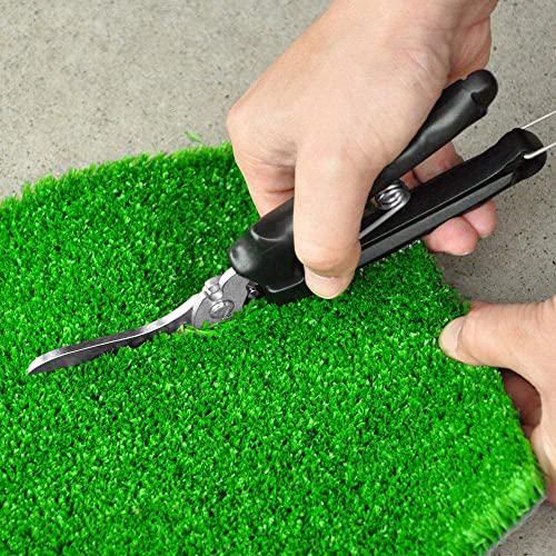 CANARY Carpet Cutter Tool Heavy Duty 8" Carpet Scissors for Rug, Artificial Grass, Metal Mesh, Cardboard, Wallpaper, Japanese Stainless Steel Blade, Made in JAPAN - Image 4
