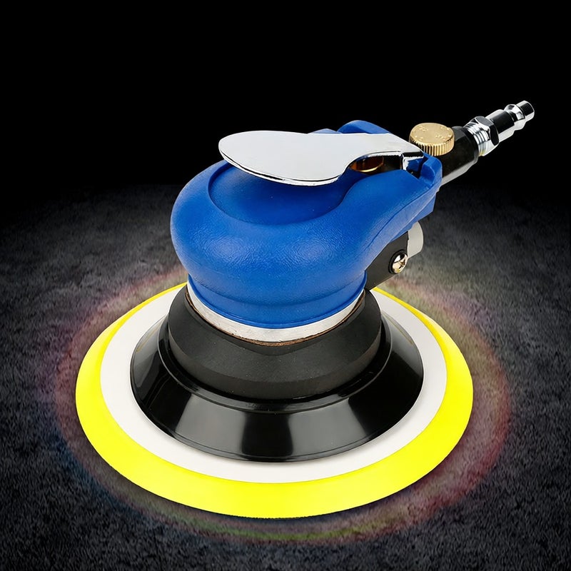 AT-980 5" Air Random Orbital Sander Round Polisher Pneumatic Hand Sanding Tool - Image 4