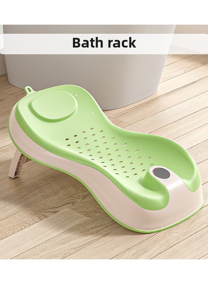 ORiTi أداة غسل مؤخرة الطفل، حوض غسل مؤخرة الطفل، حوض بي بي للمواليد الجدد، مستلزمات حوض الاستحمام، مرحاض الأطفال - أخضر - Image 1