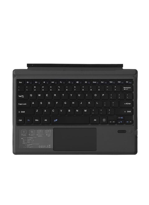 Tablet Accessories Bluetooth 5.0 Wireless Keyboard w/Touchpad for Microsoft Surface Pro 3/4/5/6/7/7+ Portable Tablet Flip Stand Built in Battery Type-C Charging Keyboard