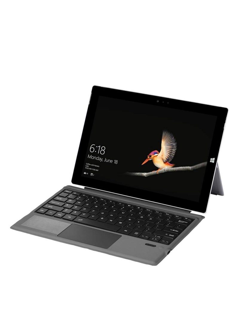 Generic - Tablet Accessories Bluetooth 5.0 Wireless Keyboard w/Touchpad for Microsoft Surface Pro 3/4/5/6/7/7+ Portable Tablet Flip Stand Built in Battery Type-C Charging Keyboard - Image 1