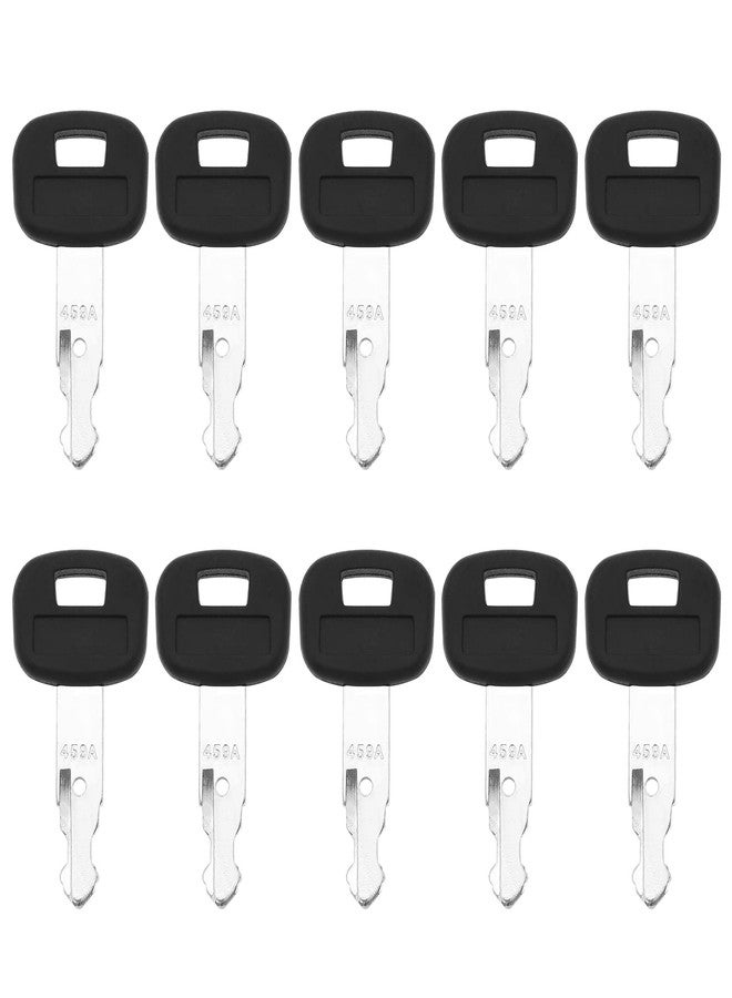 ECSiNG 10PCS 459A Ignition Starter Keys 459A RC411-53933 RC461-53930 Compatible with Kubota Mini Excavator Backhoe Skid Steer Track Loader Construction Machines Keys - Image 1