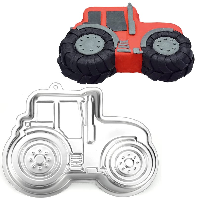 Tractor Cake Pan 3D Nonstick Birthday Cake Pan Aluminum Alloy Cake Decorating Mold Baking Tools