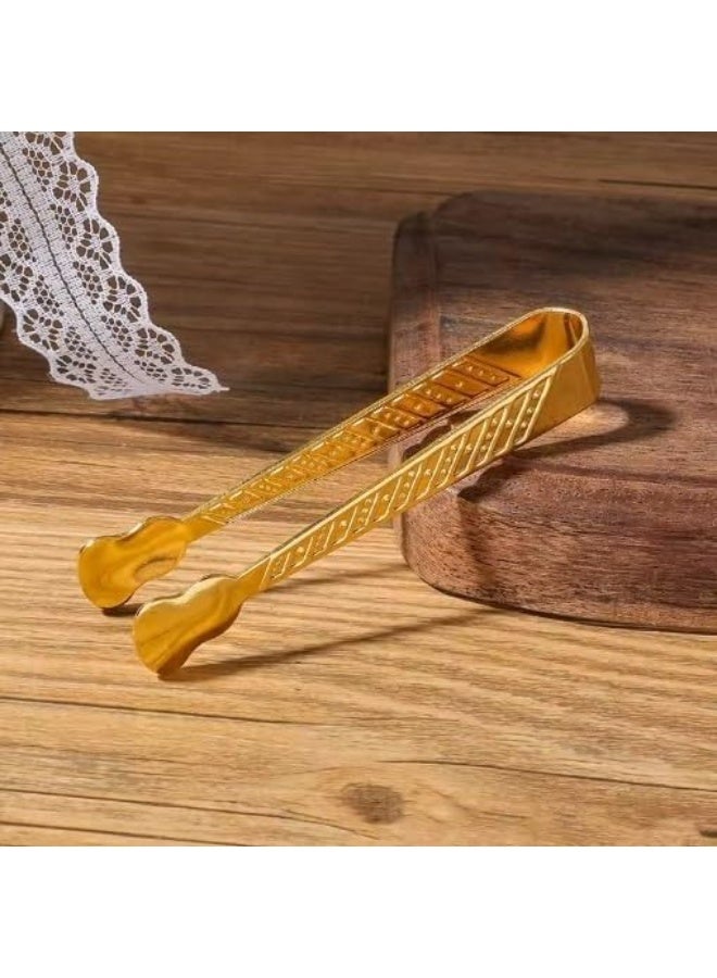Golden Metal Incense Burner Tongs Small with Good Grip Designed to Handle Incense (4 Pieces)  - Image 2