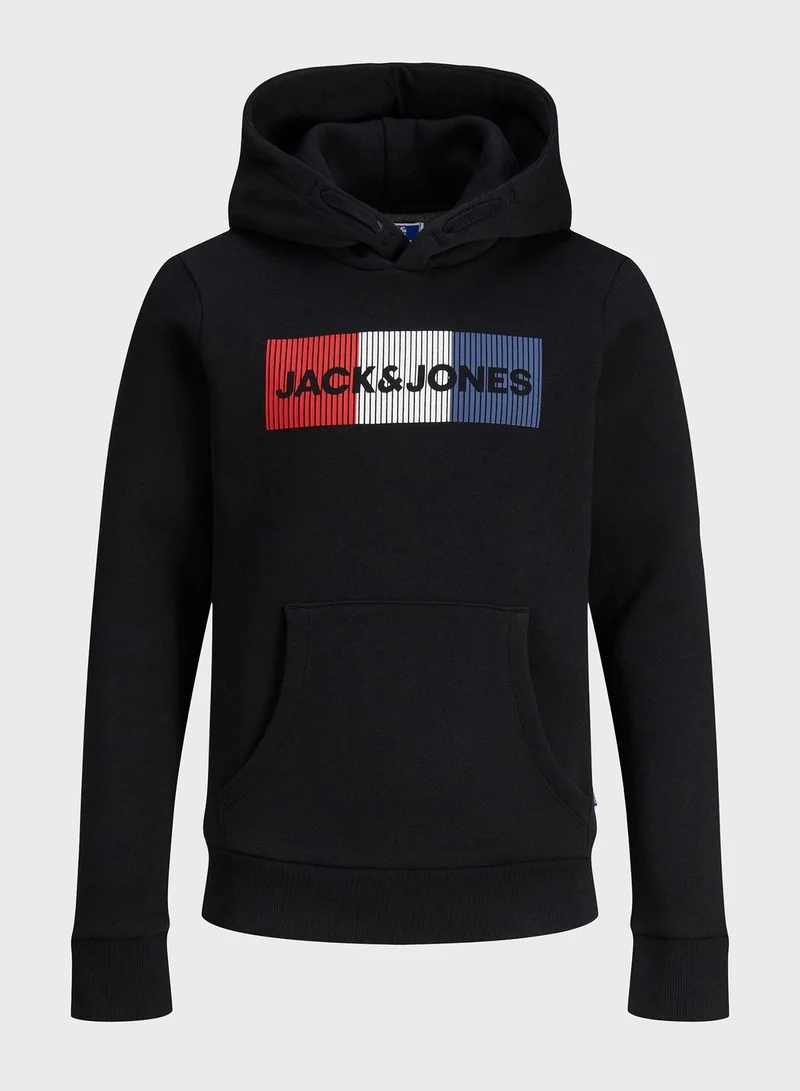 Jack & Jones Junior Youth Logo Hoodie