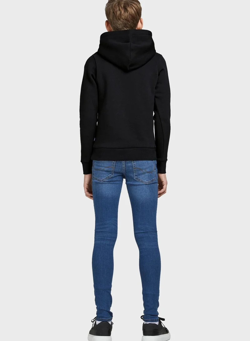 Jack & Jones Junior Youth Logo Hoodie