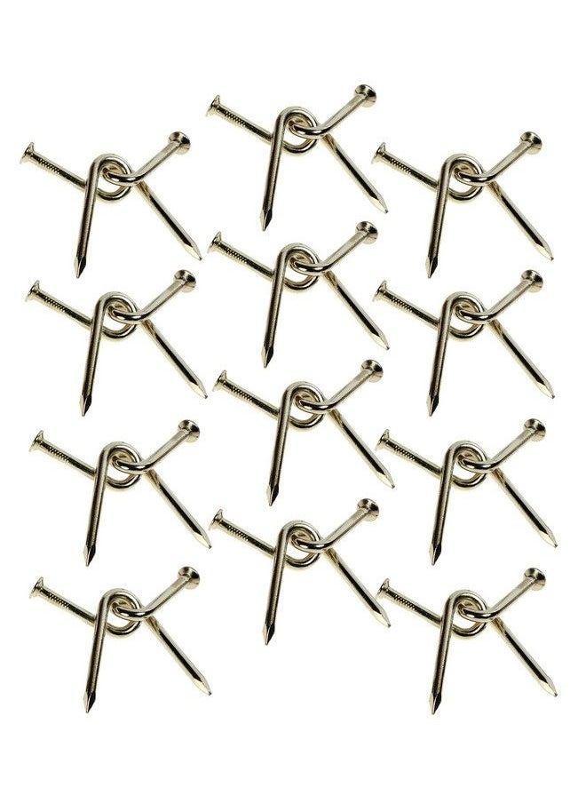Deluxe Games and Puzzles Twisted Nail Puzzle Bundle Of 12 Identical Puzzles For Ages 13 And Older  - Image 1