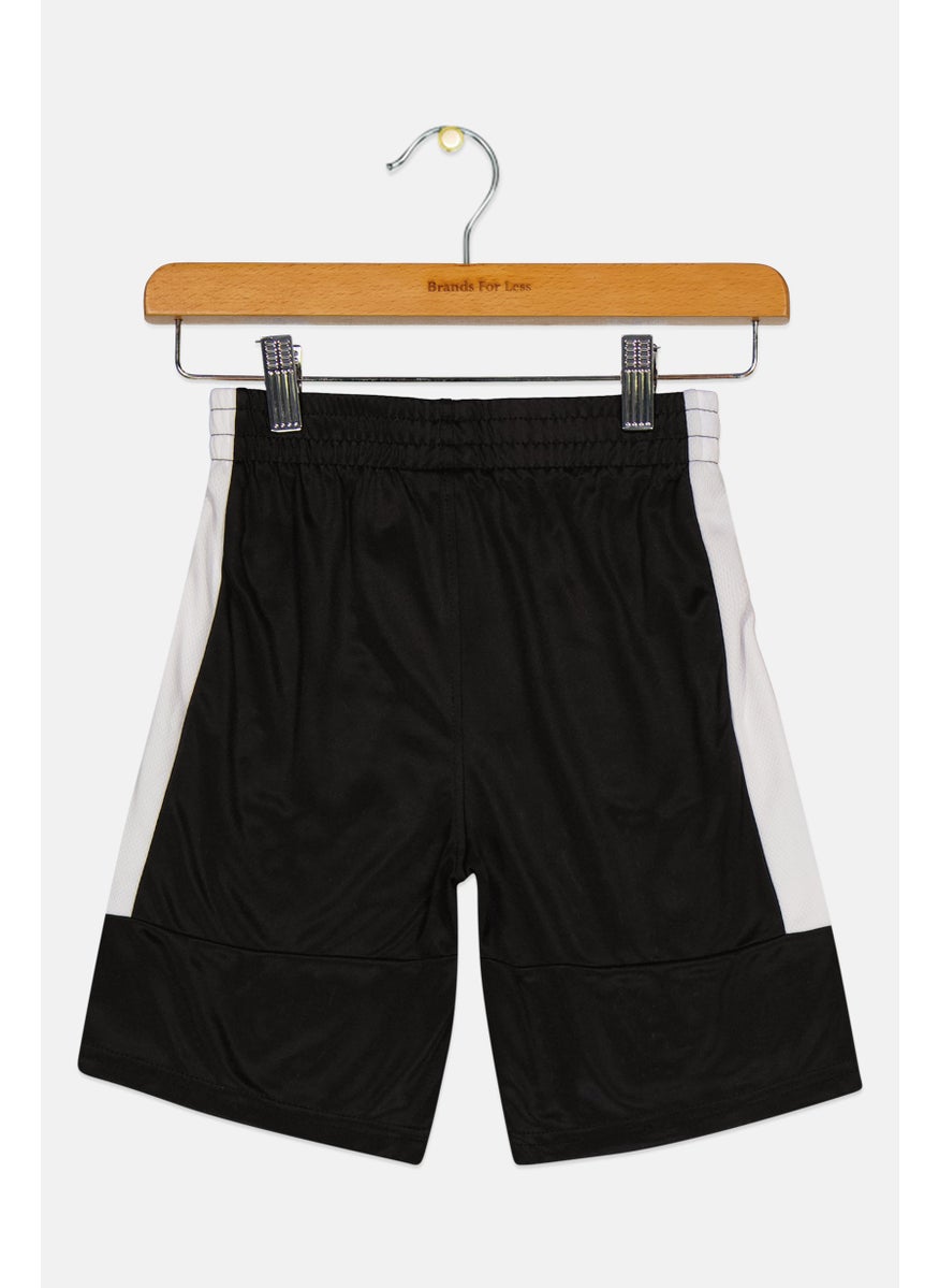 PUMA Kids Boy Brand Logo Training Shorts, Black  - Image 2