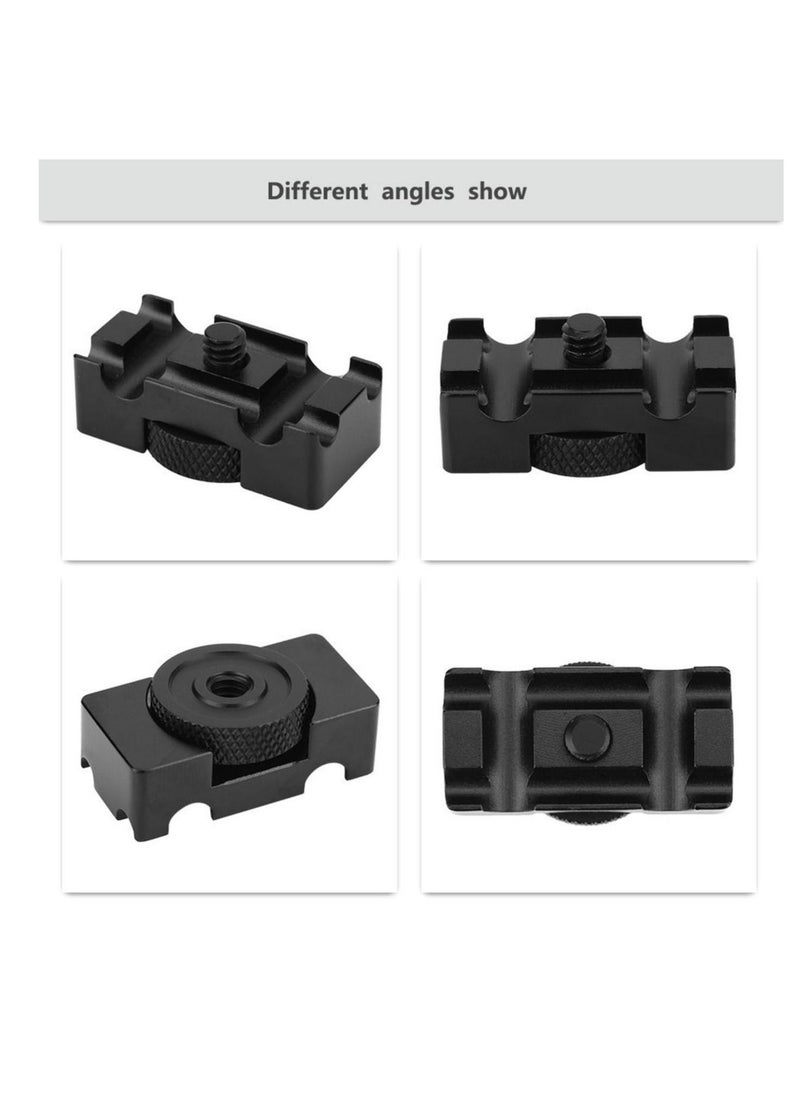 Y&D - Camera Cable Tether Block, Aluminum Alloy DSLR Digital Lock Clip Protector,Clamp for Camcorder Cables Connection and Port Protect(Black) - Image 1