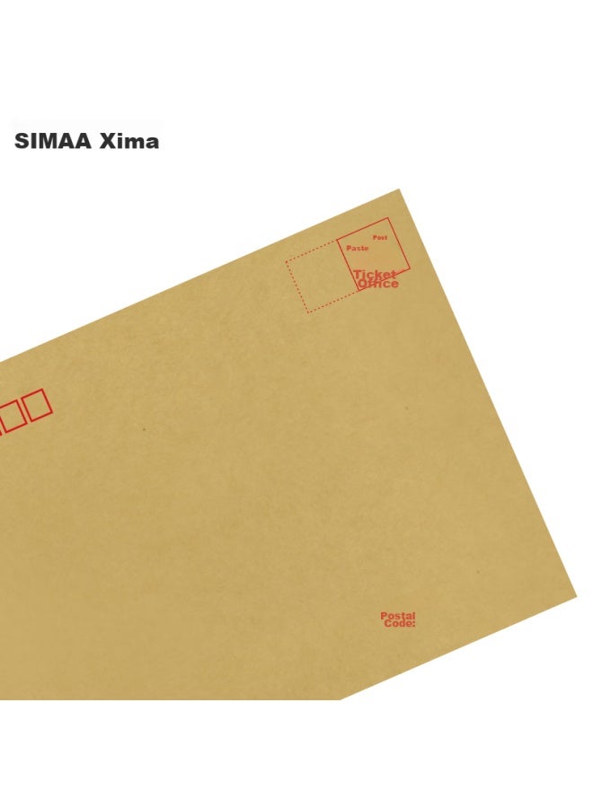 Simaa No. 7 Kraft Paper Envelopes, 10 Sheets/pack, Standard Postal Envelopes 229*162mm, Invoice Receipt Doent Envelope, Salary Envelope, 19005 - Image 3