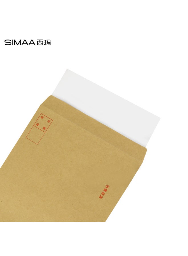 Simaa No. 7 Kraft Paper Envelopes, 10 Sheets/pack, Standard Postal Envelopes 229*162mm, Invoice Receipt Doent Envelope, Salary Envelope, 19005 - Image 2