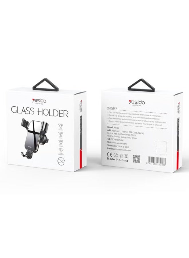 يسيدو C87 Car Phone Holder – Strong Grip and Easy Installation - Image 2