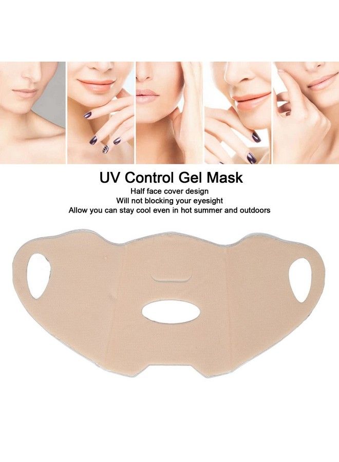 Yinhing Outdoor Gel Mask4Pcs Cooling Patch With Earloops Disposable Sun Protection Face Hydrogel Mask Skincare Half Cover Mask For Outdoor Use - Image 3