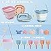 Dreamon Beach Toys Set for Kids 310 Collapsible Sand Buckets with Beach Molds and Mesh Bag 3 Pack Shovels Set Sand Toys for Beach Sandbox Travel Toys for Toddlers Kids - Image 4