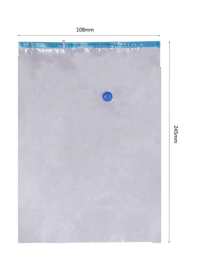 NIBEMINENT Vacuum Seal Compressed Organizer Clear/Blue 500 x 700mm - Image 3