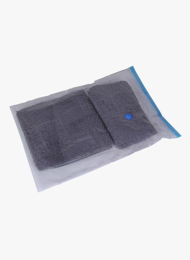 NIBEMINENT Vacuum Seal Compressed Organizer Clear/Blue 500 x 700mm - Image 2
