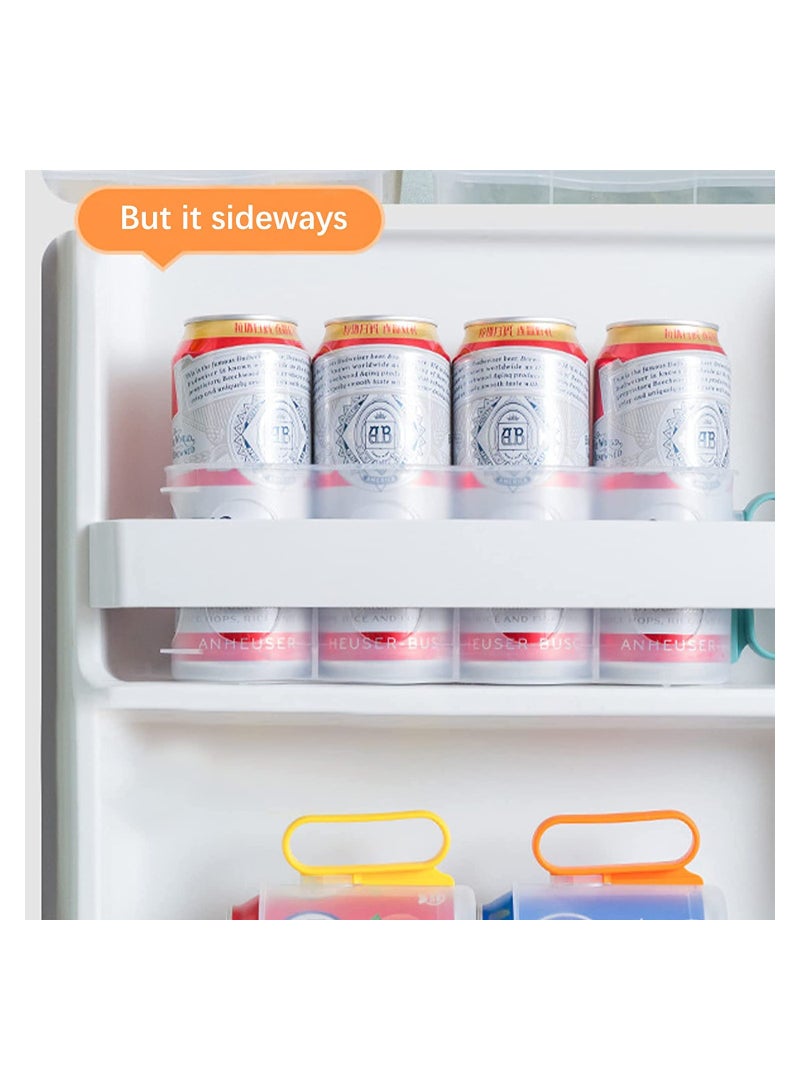 SYOSI Portable Soda Can Organizer for Refrigerator Shelves, Beer Can Racks, Refrigerator Storage Sliders (3-Pack) 1 - Image 2