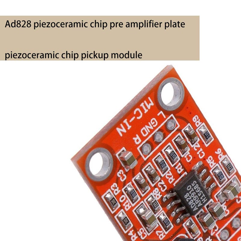 Acxico 3Pcs AD828 Stereo Dynamic Microphone Preamplifier Board Pickup Module DC 3.8V-15V MIC Preamp Module - Image 5