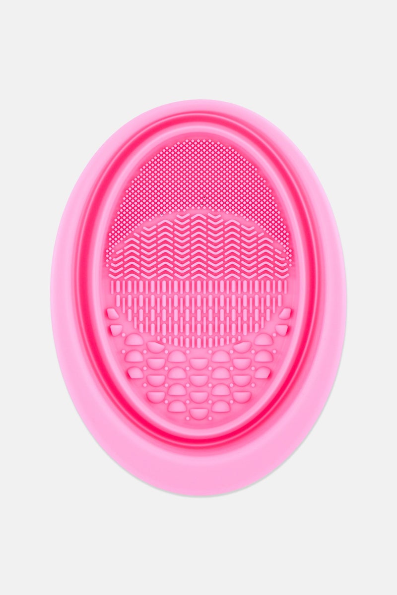 Olivia Rose Makeup Brush Cleaning Bowl, Pink - Image 1