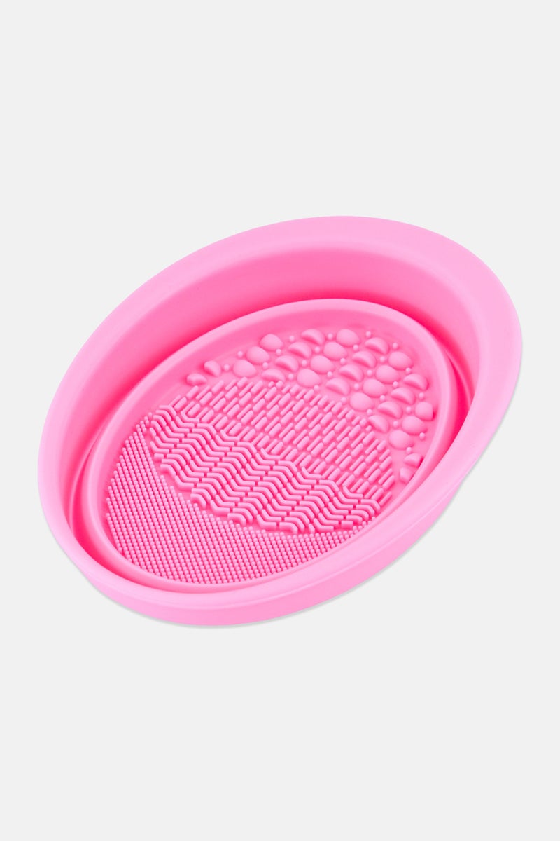 Olivia Rose Makeup Brush Cleaning Bowl, Pink - Image 3