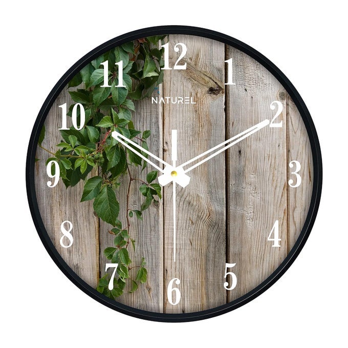 PLASTIC TREE PRINT/DESIGNER WALL CLOCK FOR HOME/LIVING ROOM/BEDROOM/KITCHEN AND OFFICE