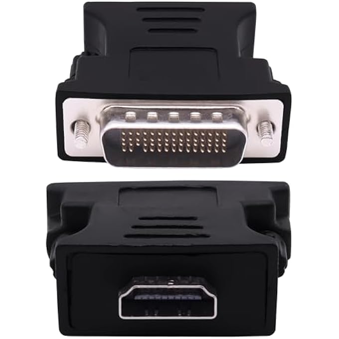 rayihni LFH DMS-59 PIN TO HDMI 1.4 ADAPTER 59 PIN DVI MALE TO HDMI FEMALE CONVERTOR CONNECTOR FOR PC DESKTOP GRAPHICS CARD COMPUTER ACCESSORY - Image 2