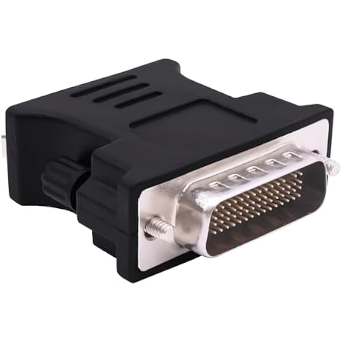 rayihni LFH DMS-59 PIN TO HDMI 1.4 ADAPTER 59 PIN DVI MALE TO HDMI FEMALE CONVERTOR CONNECTOR FOR PC DESKTOP GRAPHICS CARD COMPUTER ACCESSORY - Image 1