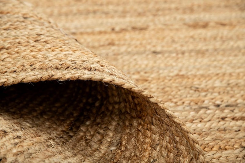 HOMEMONDE HOMEMONDE Jute Braided Placemats 13x19 Inches Set of 6  Contemprorary Natural Woven Rectangular Non Slip Tablemats  Farmhouse Decor for Kitchen  Special Occasions  - Image 4