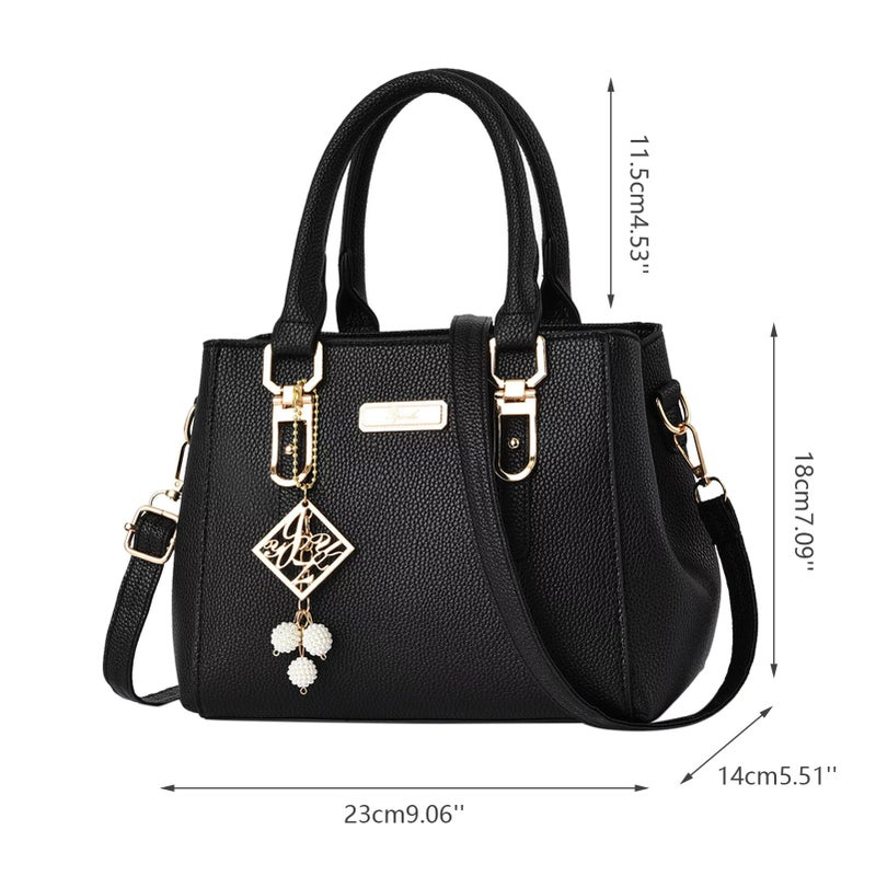 Womens Leather Messenger Bag: Large Capacity, Adjustable Cross-body Strap, Sleek Pink Design - Versatile Handbag for Style-conscious Women Daily Work Leisure - Image 4