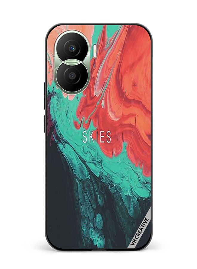 VR CREATIVE Protective Case Cover For Honor Play7T Pro Skies Design Multicolour - Image 1