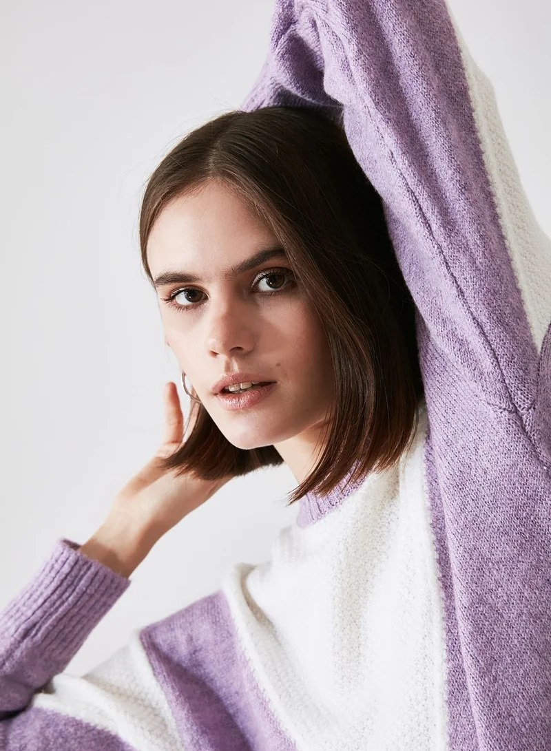 trendyol Colorblock Knitted Sweater