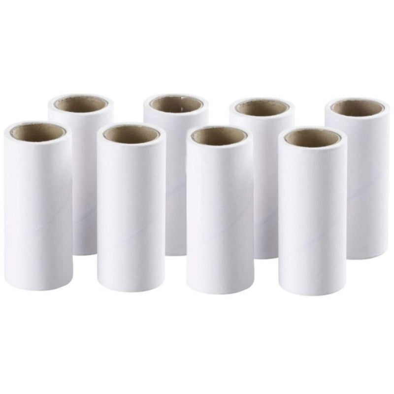 8-Pack Lint Roller Refills - High Adhesive Pet Hair & Dust Remover - Replacement Rolls for Clothes & Furniture - Image 1