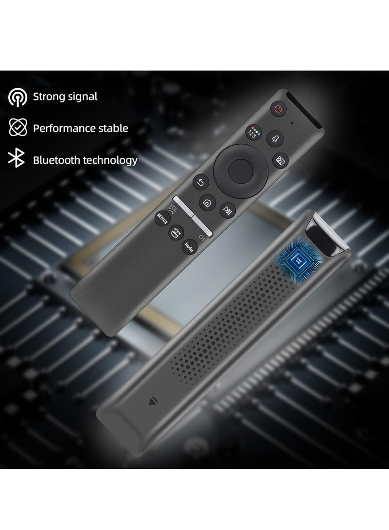 PopZa Universal Voice Remote Control for Samsung Smart TV LED QLED 4K 8K UHD Crystal Frame HDR Curved Smart TVs, with Shortcut Buttons for Netflix, Prime Video, - Image 4