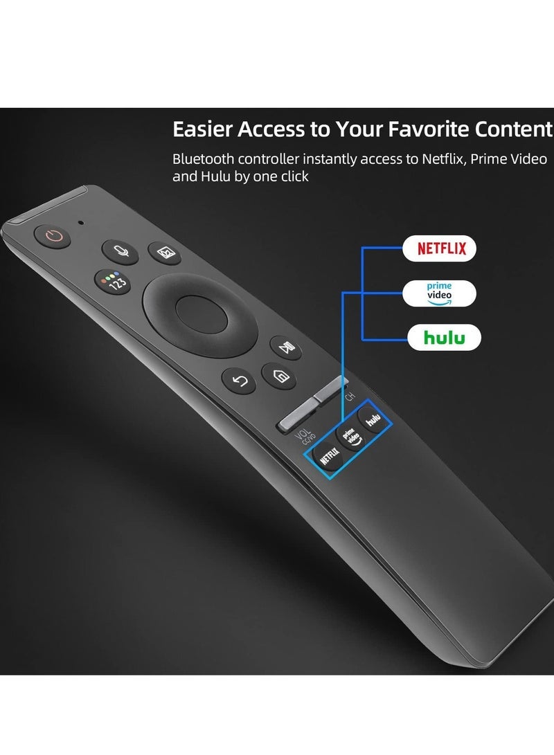 PopZa Universal Voice Remote Control for Samsung Smart TV LED QLED 4K 8K UHD Crystal Frame HDR Curved Smart TVs, with Shortcut Buttons for Netflix, Prime Video, - Image 5