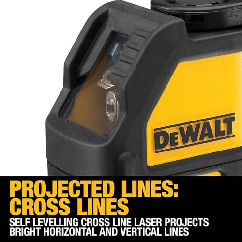 DEWALT Line Laser SelfLeveling Cross Line Red Beam DW088K - Image 3