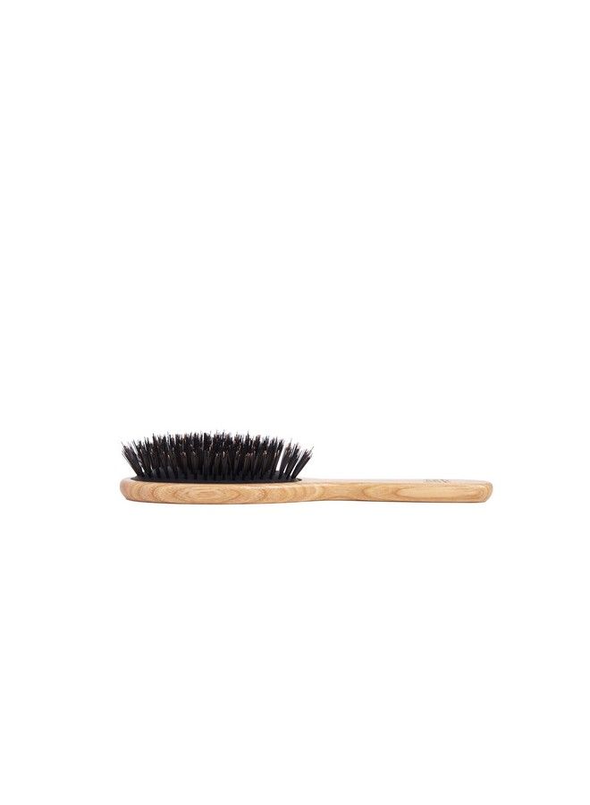 TEK Large Oval Brush With Ecological Bristles Handmade In Italy For Fine Hair 22 X 6 Cm - Image 3