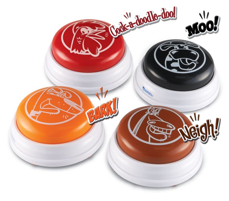 Learning Resources LER3775 Barnyard Answer Buzzers, Multi-color, 3-1/2 Dia in - Image 3