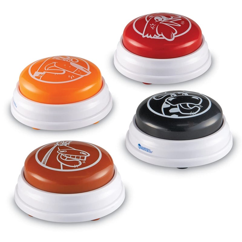 Learning Resources LER3775 Barnyard Answer Buzzers, Multi-color, 3-1/2 Dia in - Image 1