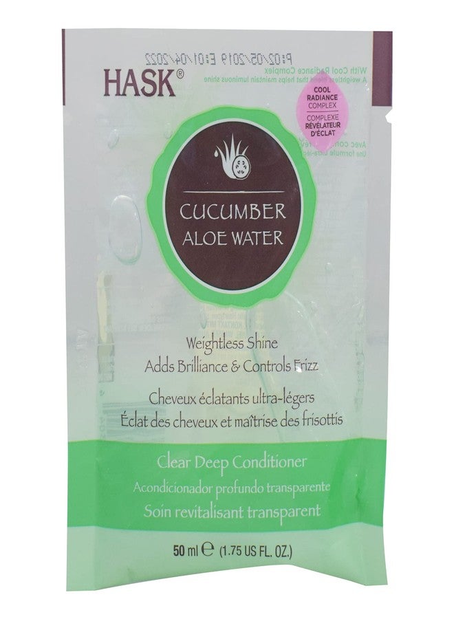 Hask Cucumber Aloe Water Clear Deep Conditioner 1.75oz (1PCS) - Image 1