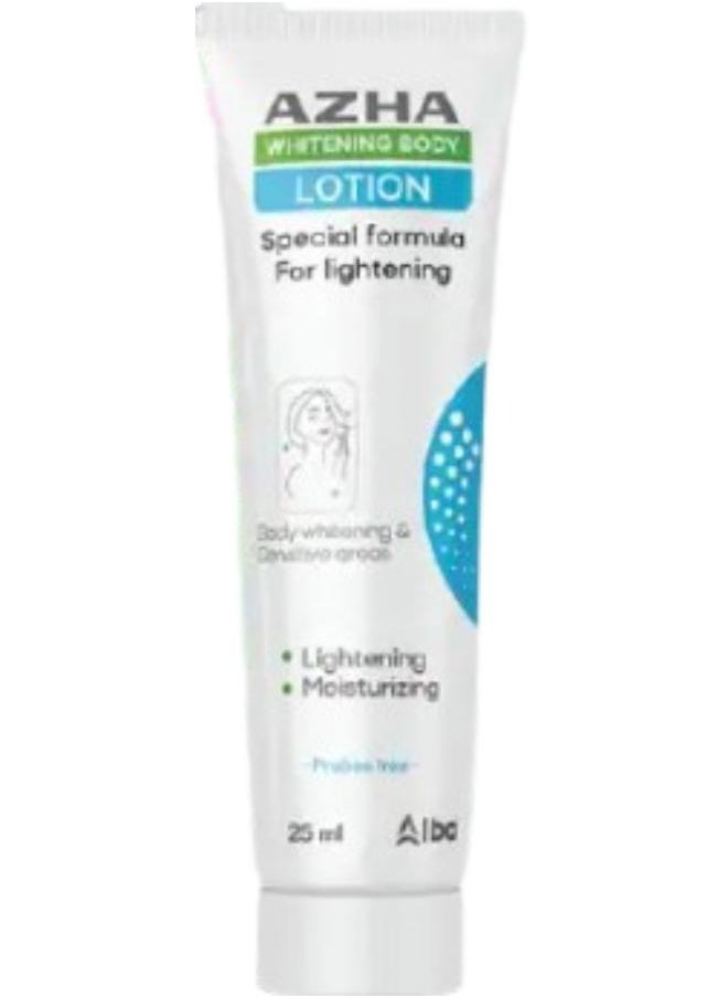 AZHA - 2 Pieces Whitening Body Lotion Special Formula For Lightening 100 gm+ Whitening Body Lotion Special Formula For Lightening 25gm - Image 1