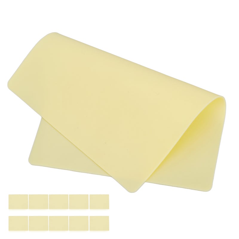 Blank Tattoo Practice Skin: 1mm Thick Food Grade Silicone - High Simulation Double-Sided Durable Fake Skin Sheet for Beginner Tattoo & Microblading Practice - Image 4