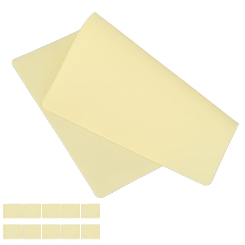 Blank Tattoo Practice Skin: 1mm Thick Food Grade Silicone - High Simulation Double-Sided Durable Fake Skin Sheet for Beginner Tattoo & Microblading Practice - Image 3