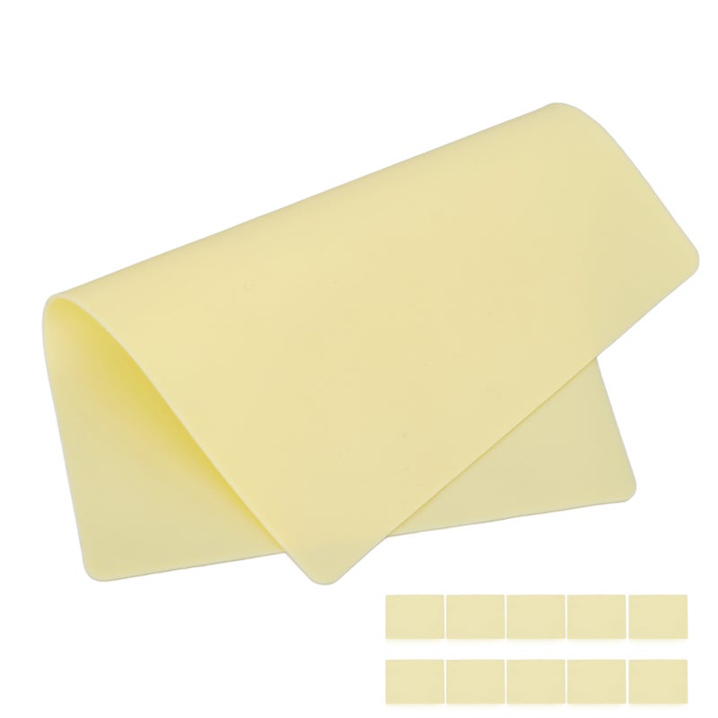 Blank Tattoo Practice Skin: 1mm Thick Food Grade Silicone - High Simulation Double-Sided Durable Fake Skin Sheet for Beginner Tattoo & Microblading Practice - Image 2