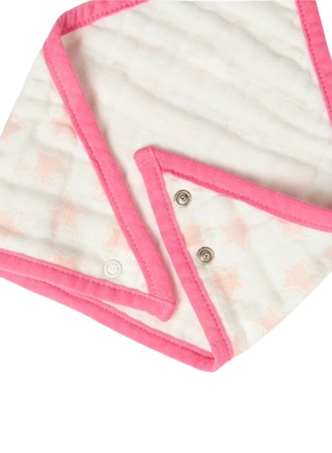 mothercare Pack Of 3 Dribbler Pink Star Muslin Girls - Image 5