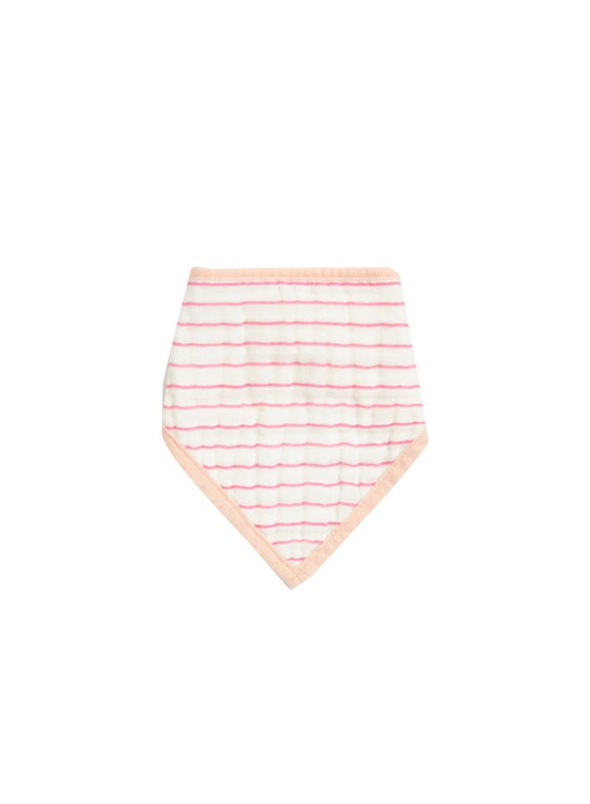 mothercare Pack Of 3 Dribbler Pink Star Muslin Girls - Image 2