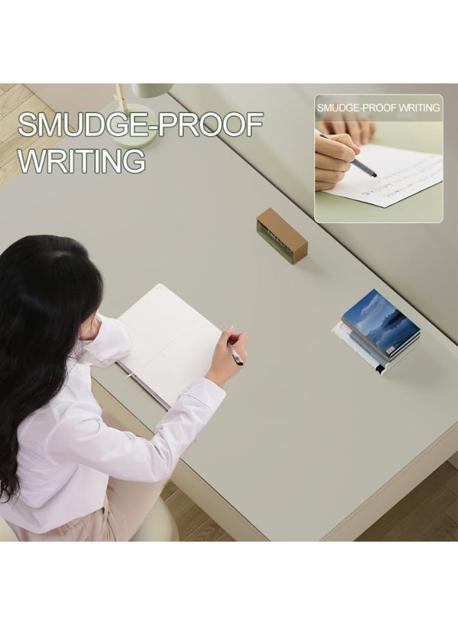 FAYET PU Leather Desk Mat, Large Non-Slip Waterproof Desk Protector, Heat Resistant Office Table Pad & Mouse Pad - Image 4