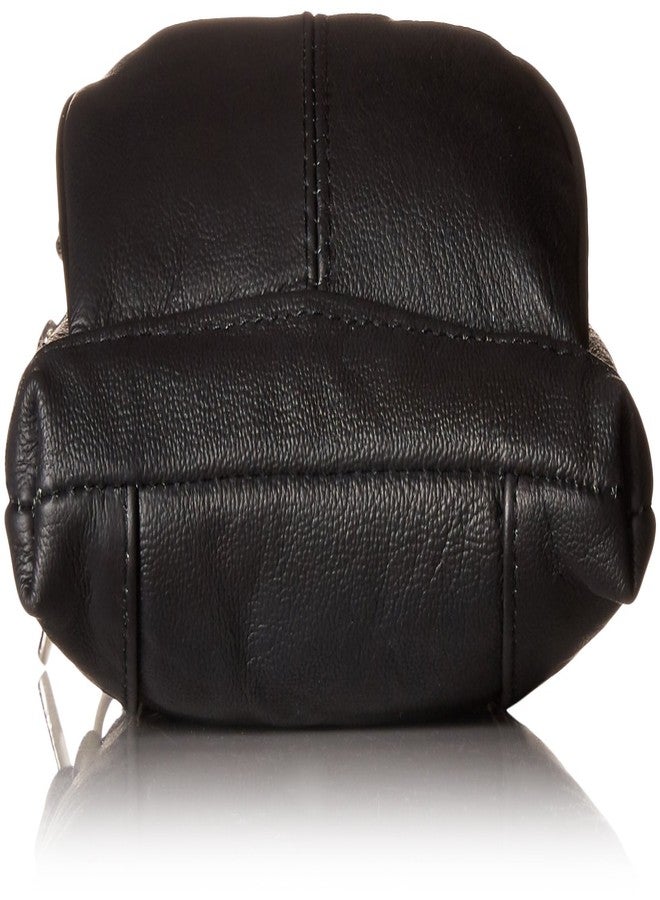 Roma Leathers حقيبة كتف أصلية من روما ليذرز، متعددة الجيوب، سوداء - Image 4
