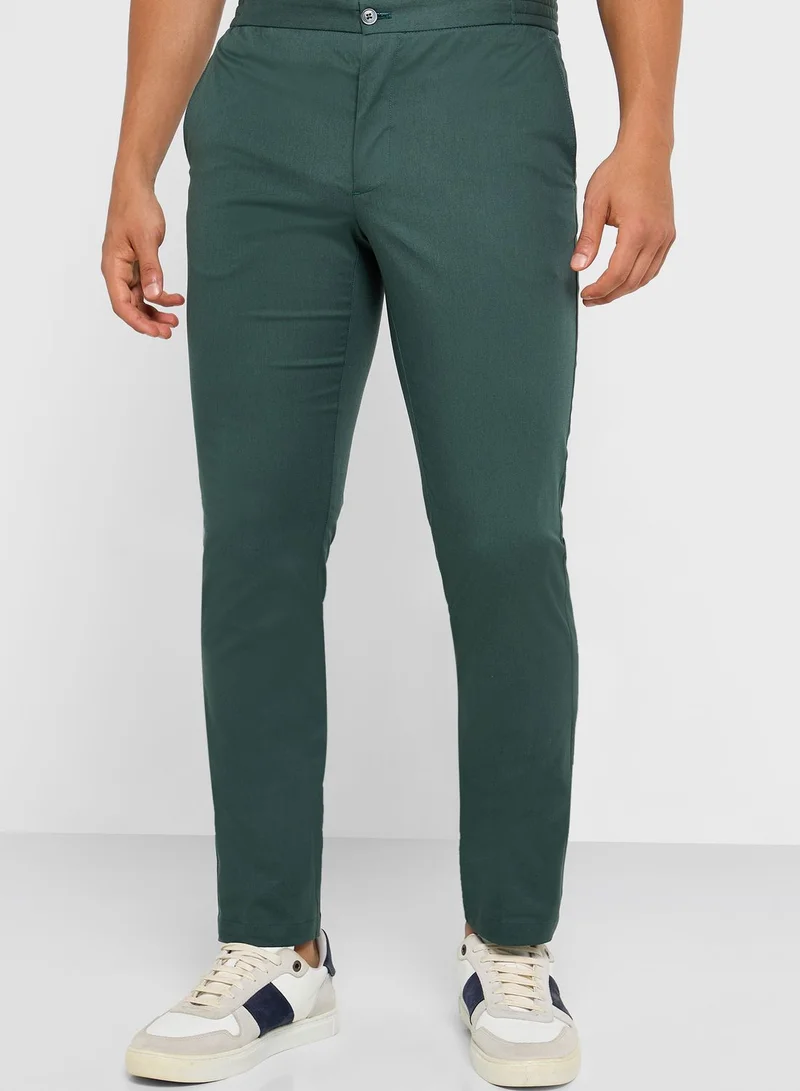 Hackett Drawstring Slim Fit Chinos