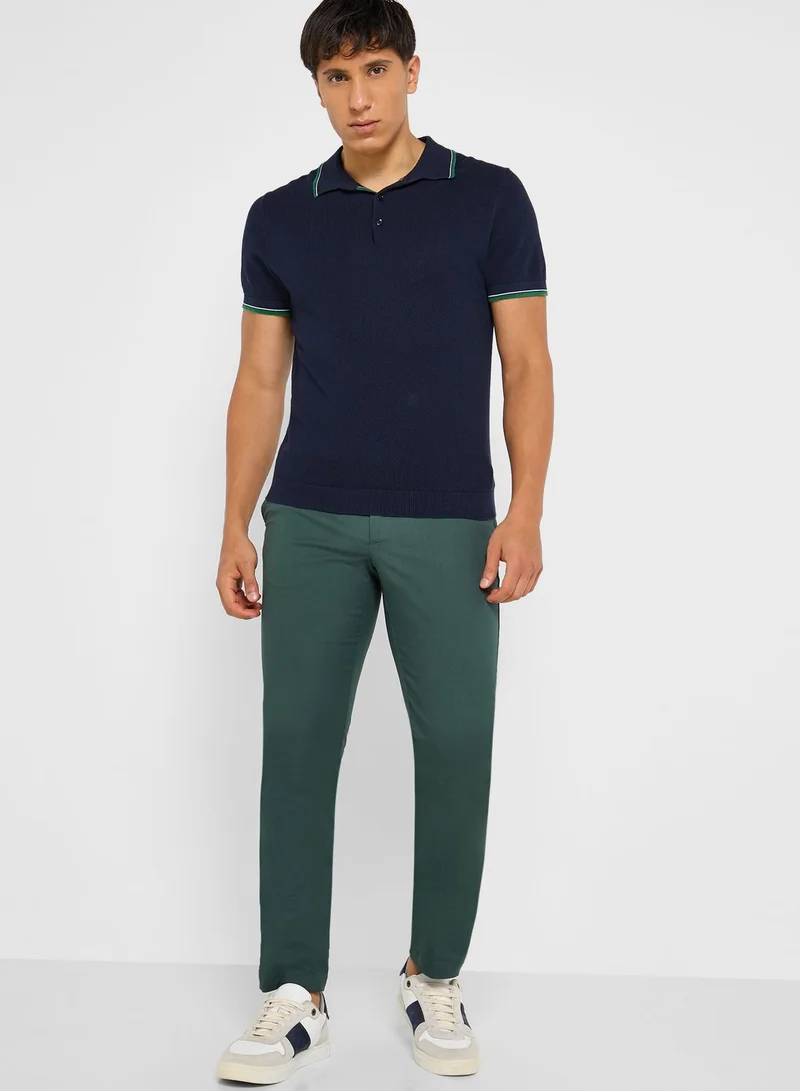 Hackett Drawstring Slim Fit Chinos